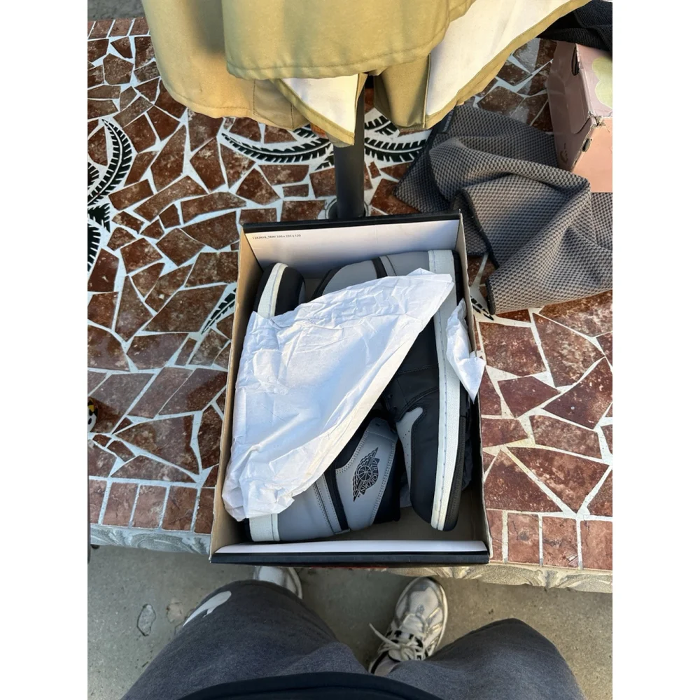 US seller-CA- Nike Air Jordan retro 1 size 12 555088-014 Og shadow 2013 - Picture 9 of 9